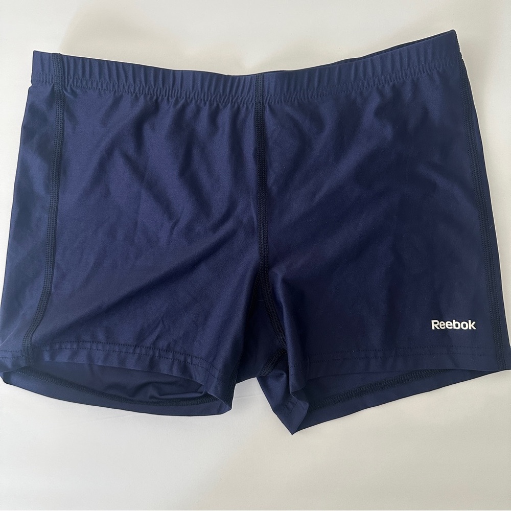 Reebok Navy Blue Spandex Shorts